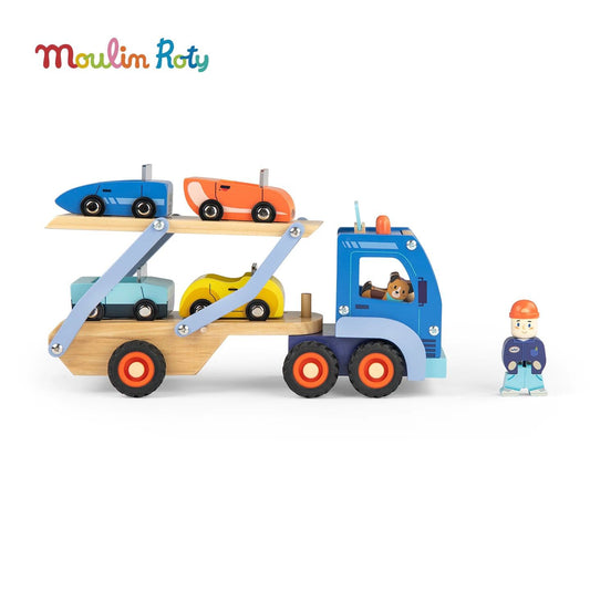 (Pre- Order) Moulin Roty Multilevel Truck Wooden Toy