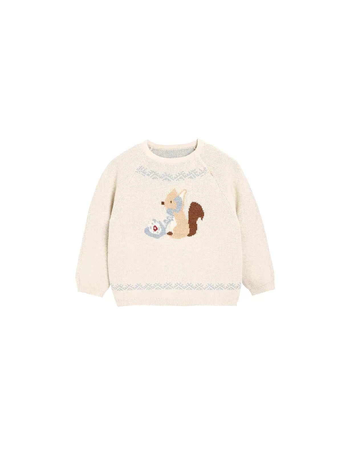 (Pre-Order) White Wheat Wool Sweater