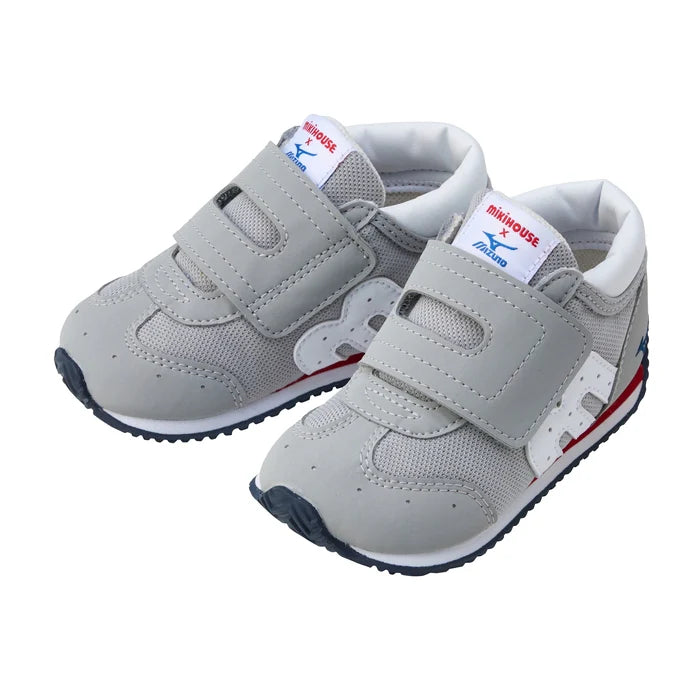 (Pre-Order) Mikihouse Mizuno Collaboration Second Baby Shoe Grey
