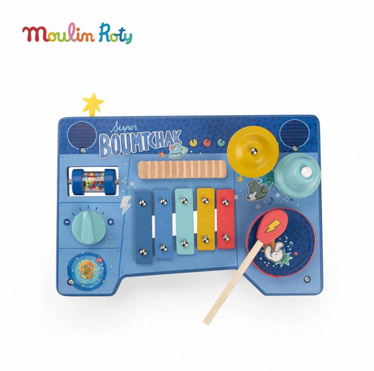 (Pre- Order) Moulin Roty All in 1 Musical Toys - Super Boumtchak