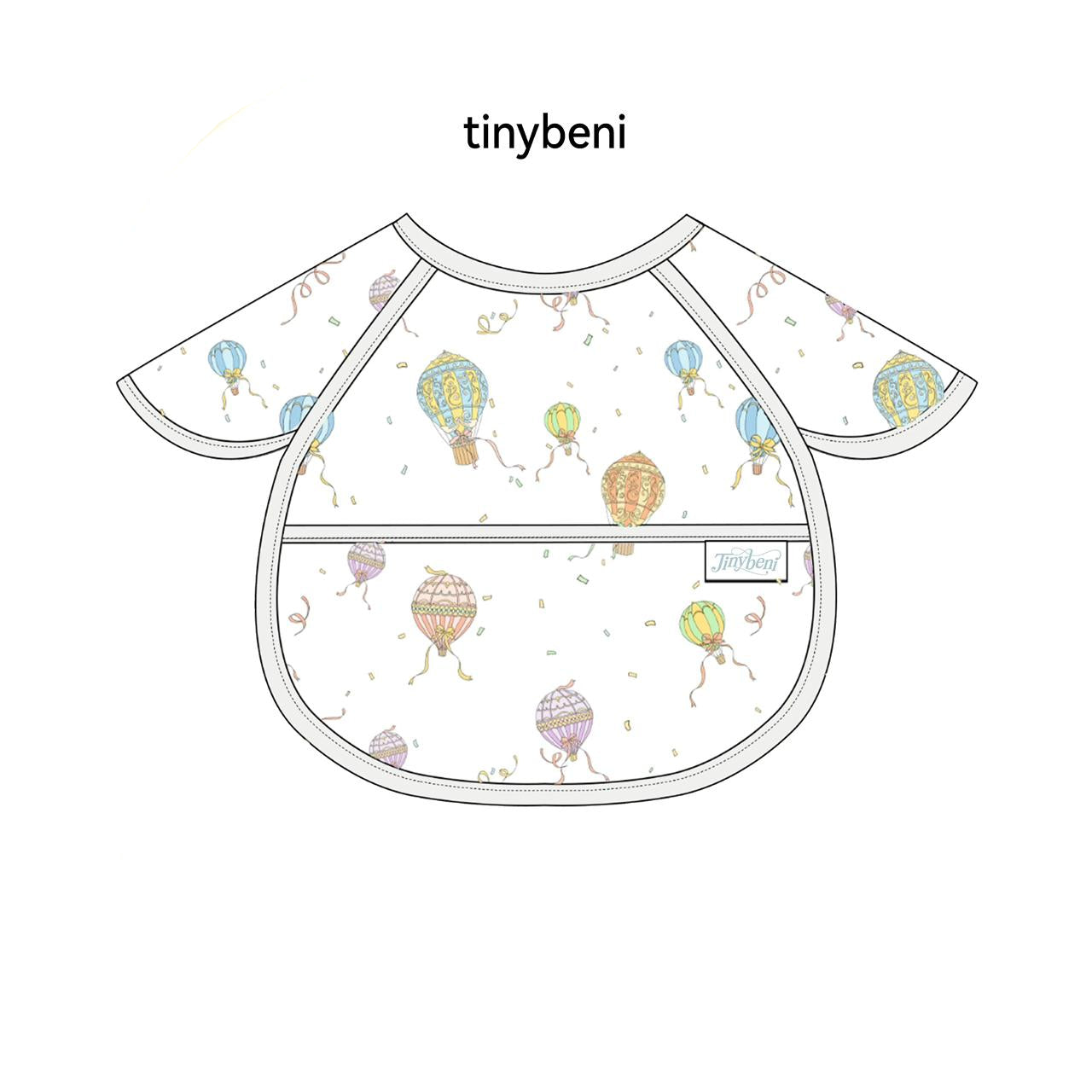 (Pre-Order) Tiny Beni Waterproof Meal Bib