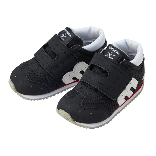 (Pre-Order) Mikihouse Mizuno Collaboration Second Baby Shoe Black
