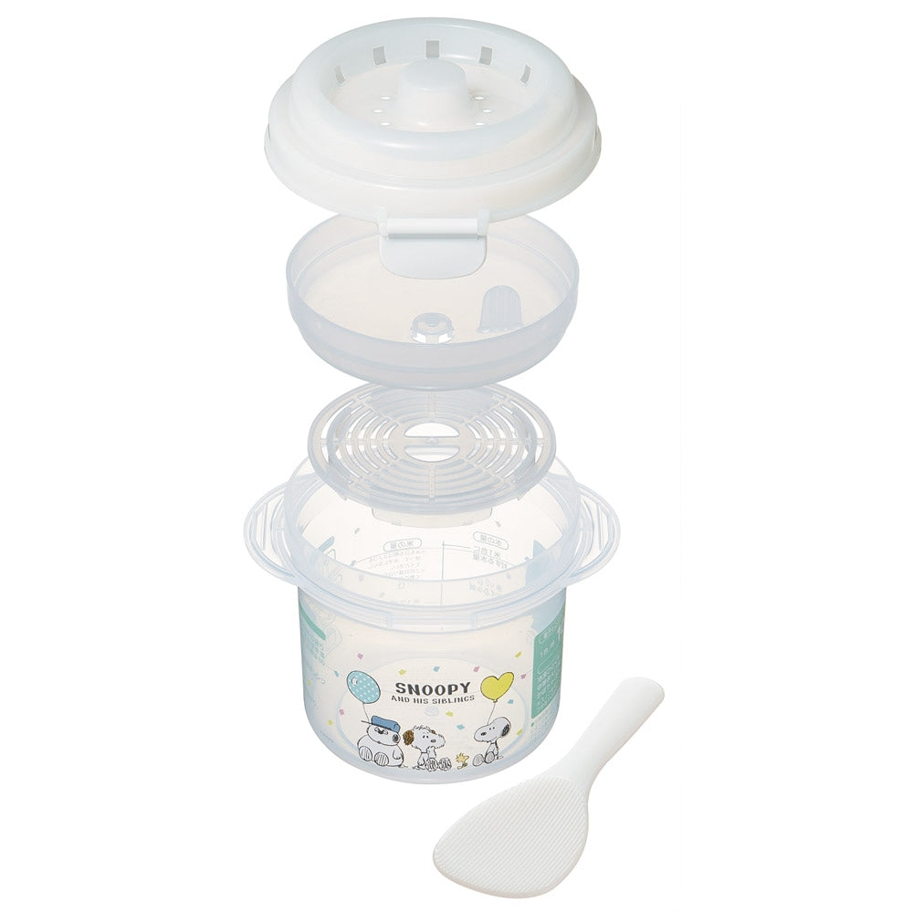 (Pre-Order) Skater Microwave Cookware, 1-Cup Rice Cooker Snoopy Balloon