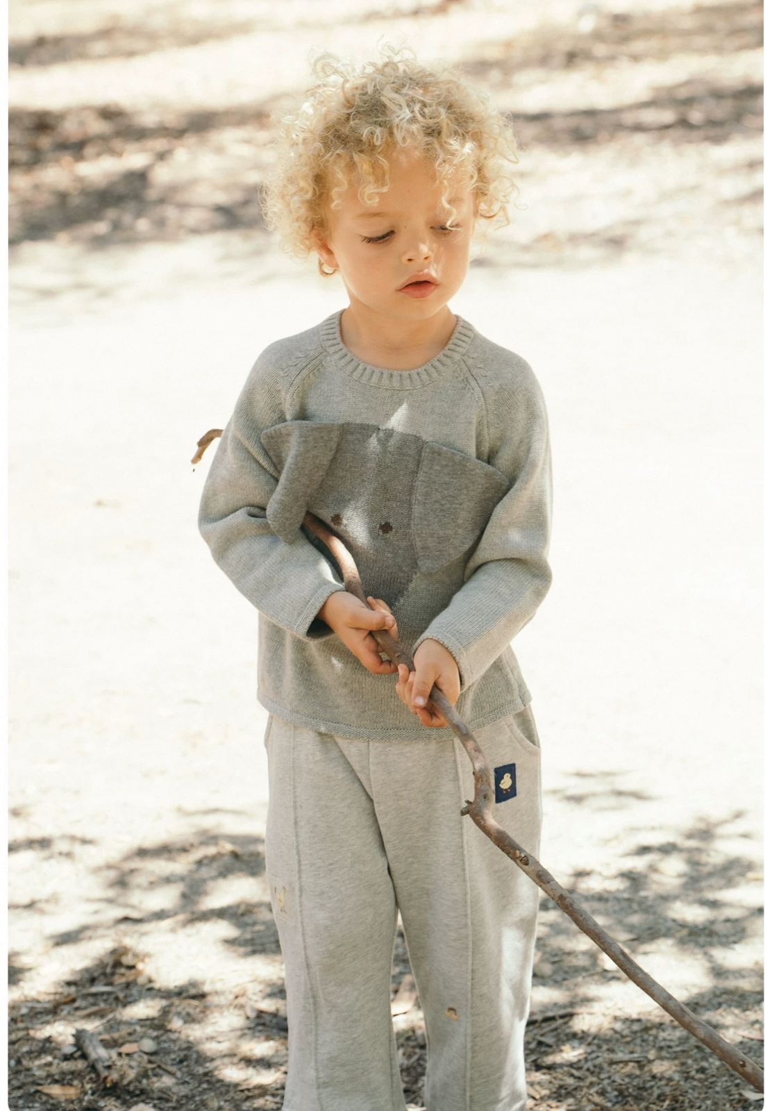 (Pre-Order) White Wheat Mouse Sweater