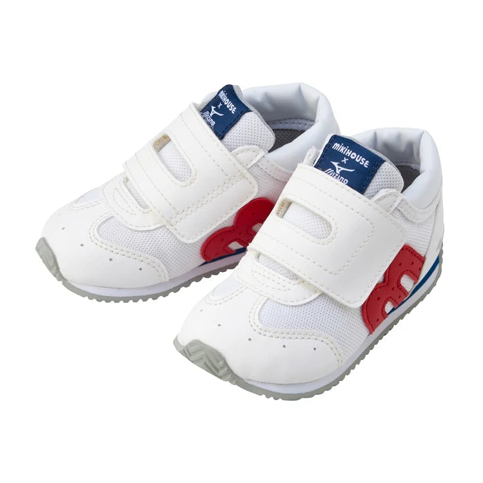 (Pre-Order) Mikihouse Mizuno Collaboration Second Baby Shoe White