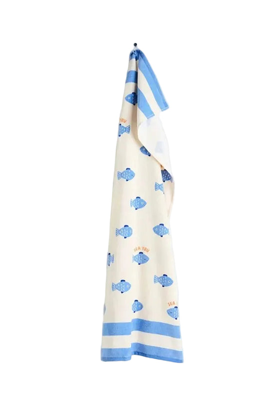 (Pre-Order) H&M Home Bath Towel Fish