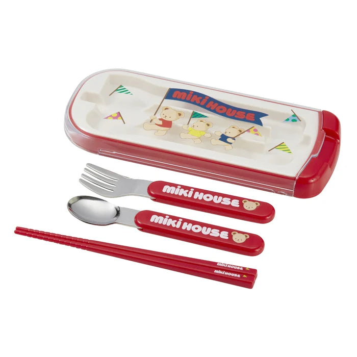 (Pre-order) Mikihouse Cutlery Set Bear