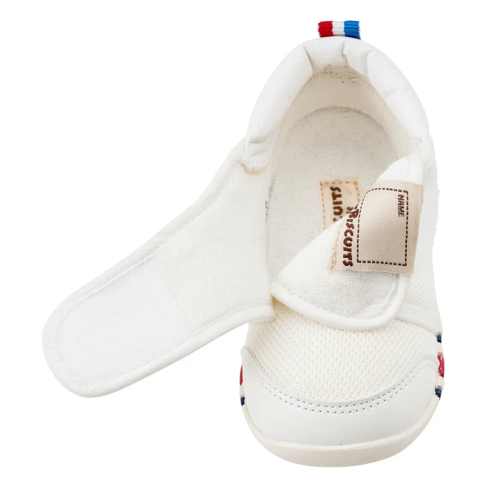 (Pre-Order) Mikihouse First Baby Shoes White