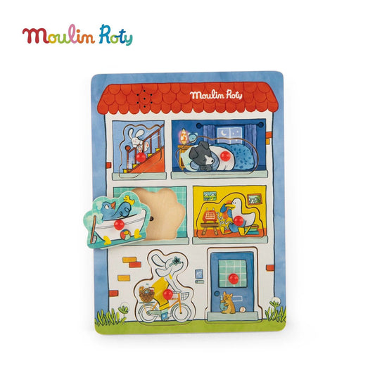 (Pre- Order) Moulin Roty Baby Puzzle with Sound