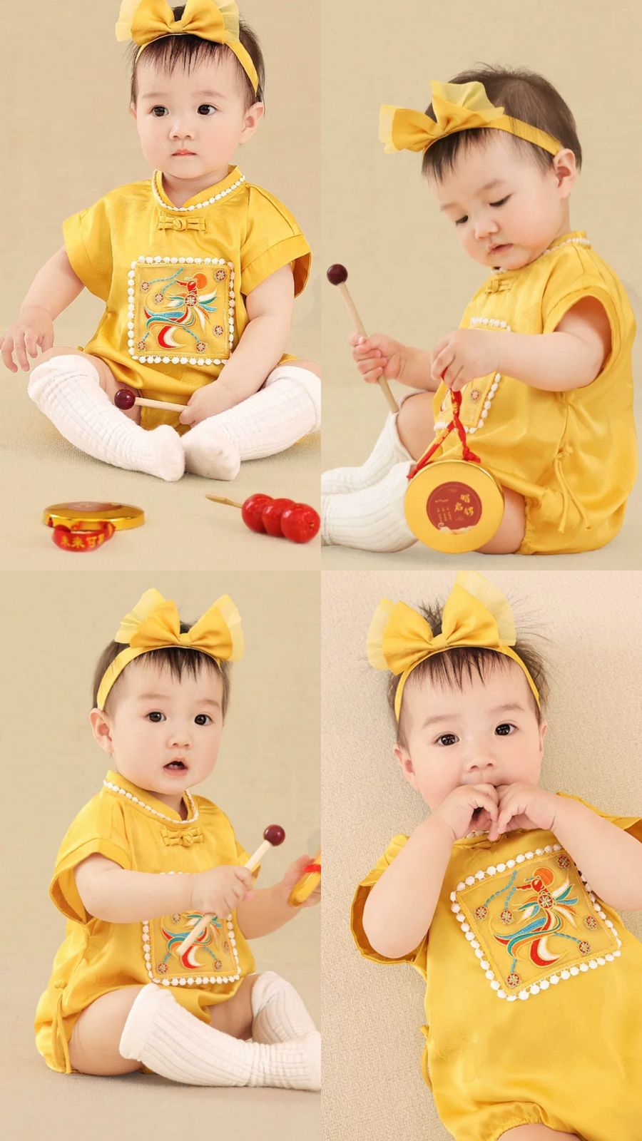 (Pre-Order) Zhang Ming Fu Baby Phoenix Cheongsam