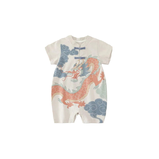 (Pre-Order) Han Gong Fu Great Dragon Spirit Baby Romper