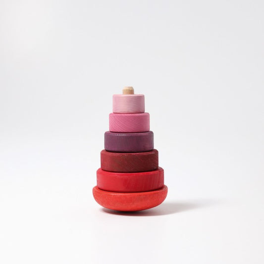 (PRE-ORDER) GRIMMS Pink Wobbly Stacking Tower