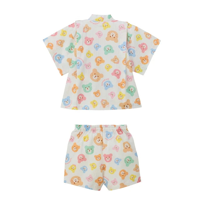 (Pre-Order) Mikihouse Jinbei Suit White