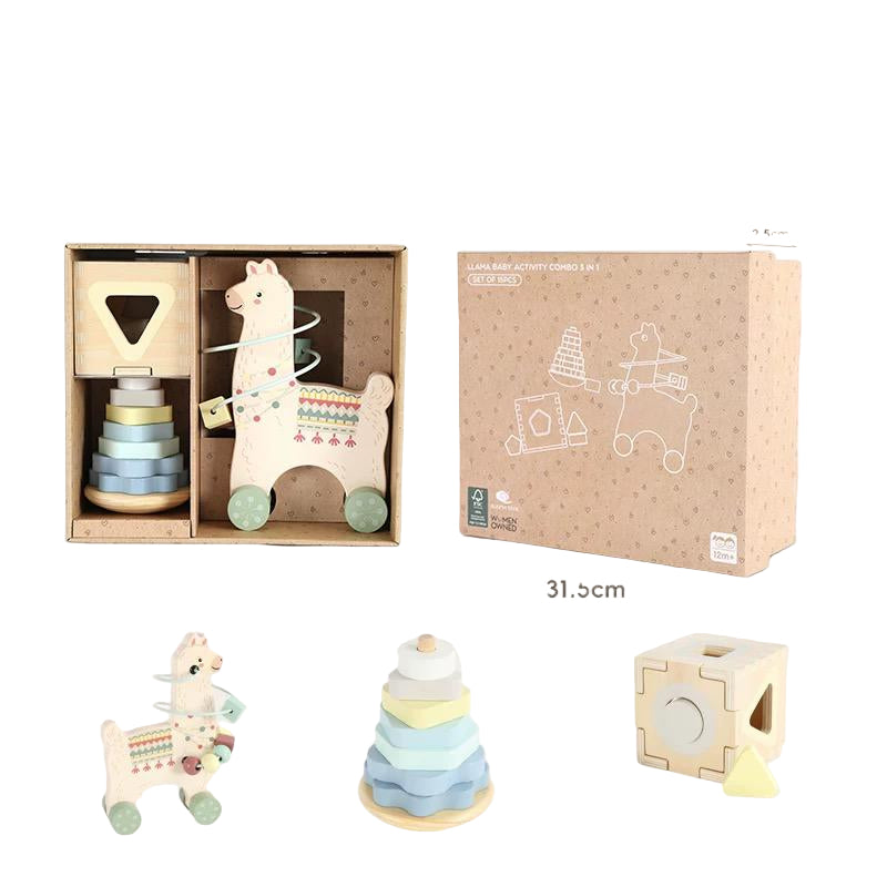 (Pre-Order) Feijiani wooden baby toy