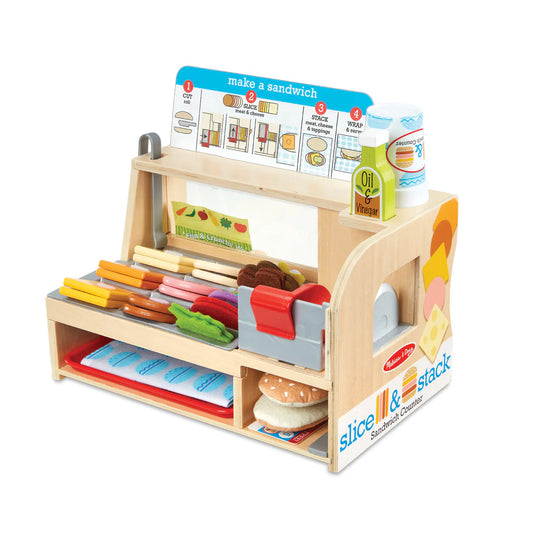 (Pre-Order) Melissa & Doug Slice & Stack Sandwich Counter