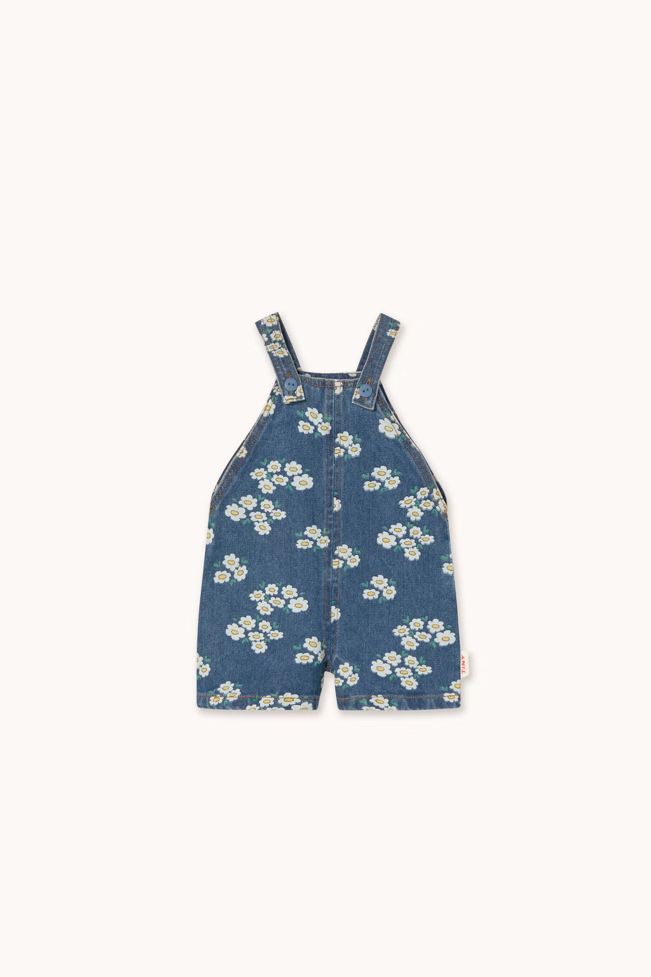 (Pre-Order) Tiny Cotton Blossoms Denim Short Dungaree