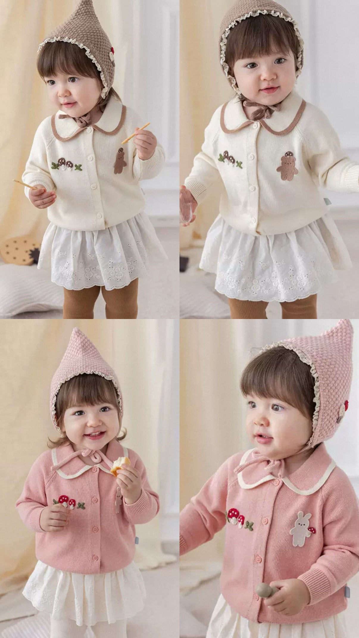 (PREORDER) Youge Baby Girl Knit Sweater