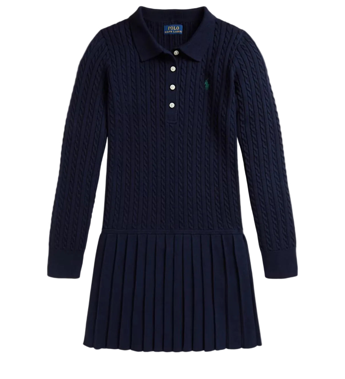 (Pre-Order) Ralph Lauren Pleated Stretch Mesh Polo Dress