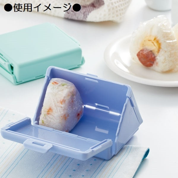 (Pre=Order) Skater Antibacterial, foldable rice ball case for children, microwave-safe, featuring the character Miffy and Bunny