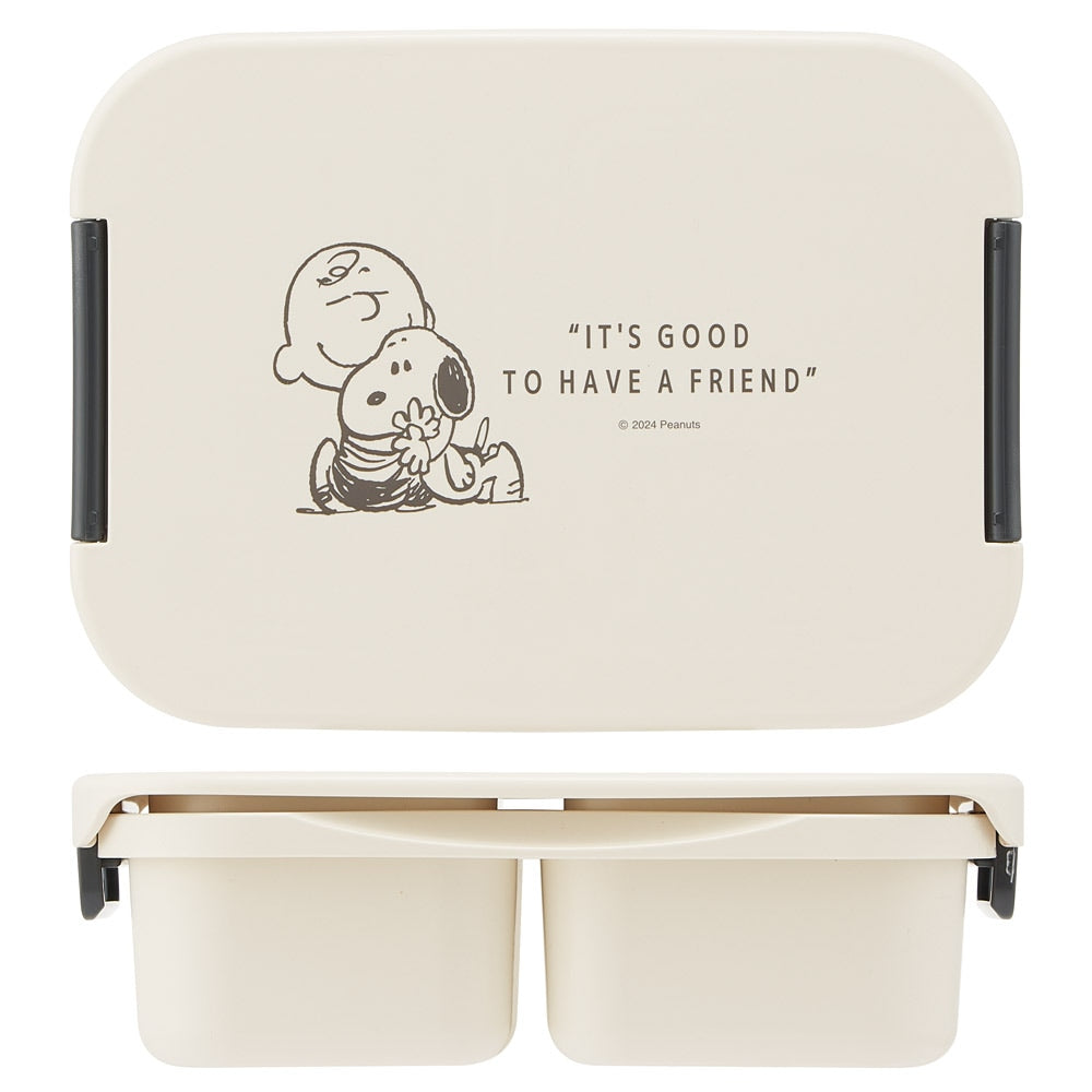 (Pre-Order) Skater Antibacterial Separate Lunch Box 900ml Tight Lunch Box 1 Tier Integrated Divider Snoopy