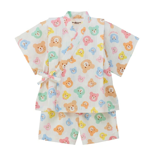 (Pre-Order) Mikihouse Jinbei Suit White