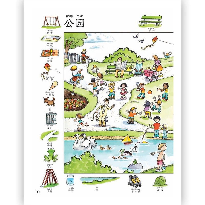 First Thousand Words in Chinese with Pinyin- Paperback Edition