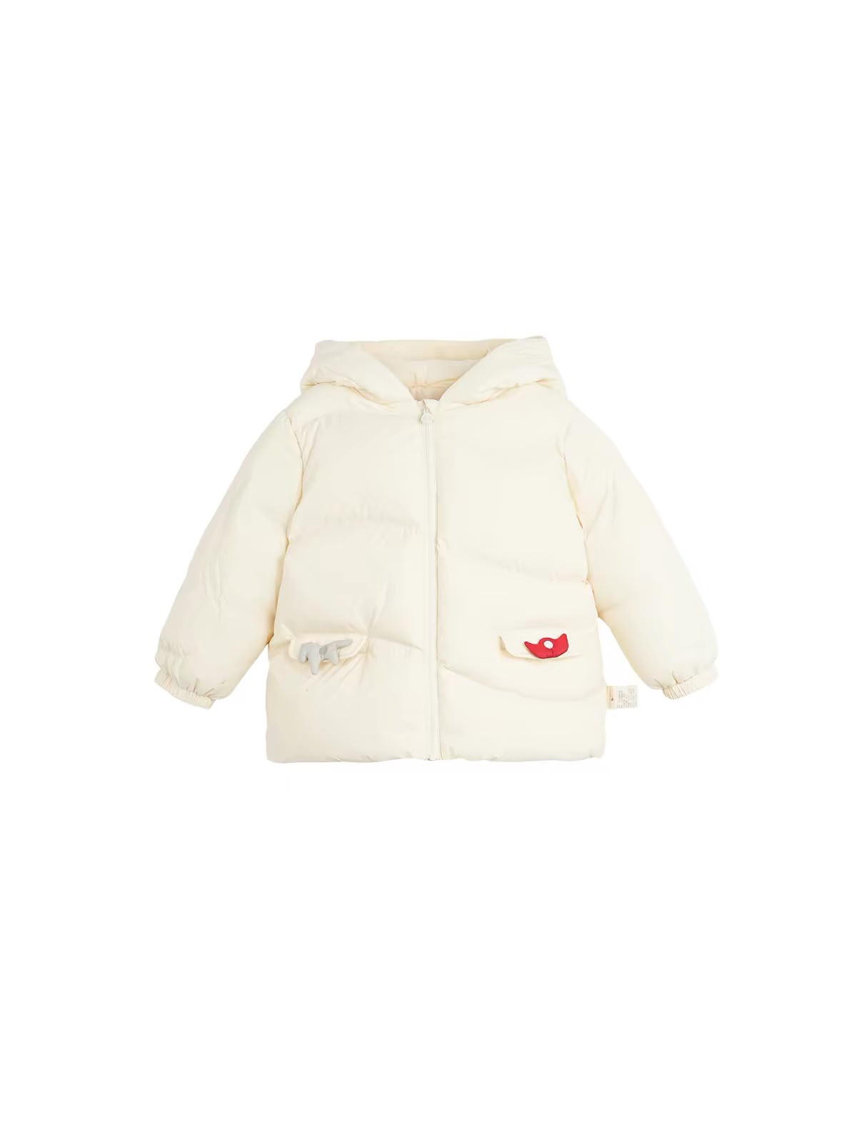 (Pre-Order) White Wheat Puffer Jacket