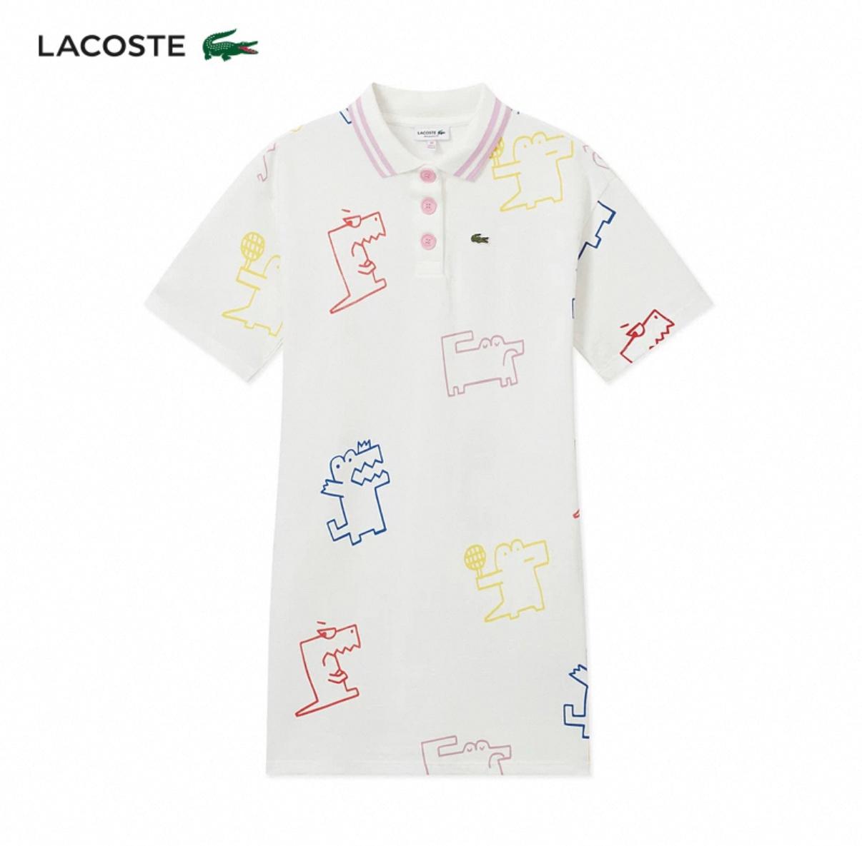 (Pre-Order) Lacoste Cartoon Crocodiles Polo Dress