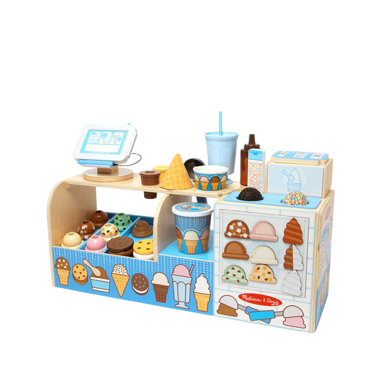 (Pre-Order) Melissa & Doug Wooden Cool Scoops Ice Creamery