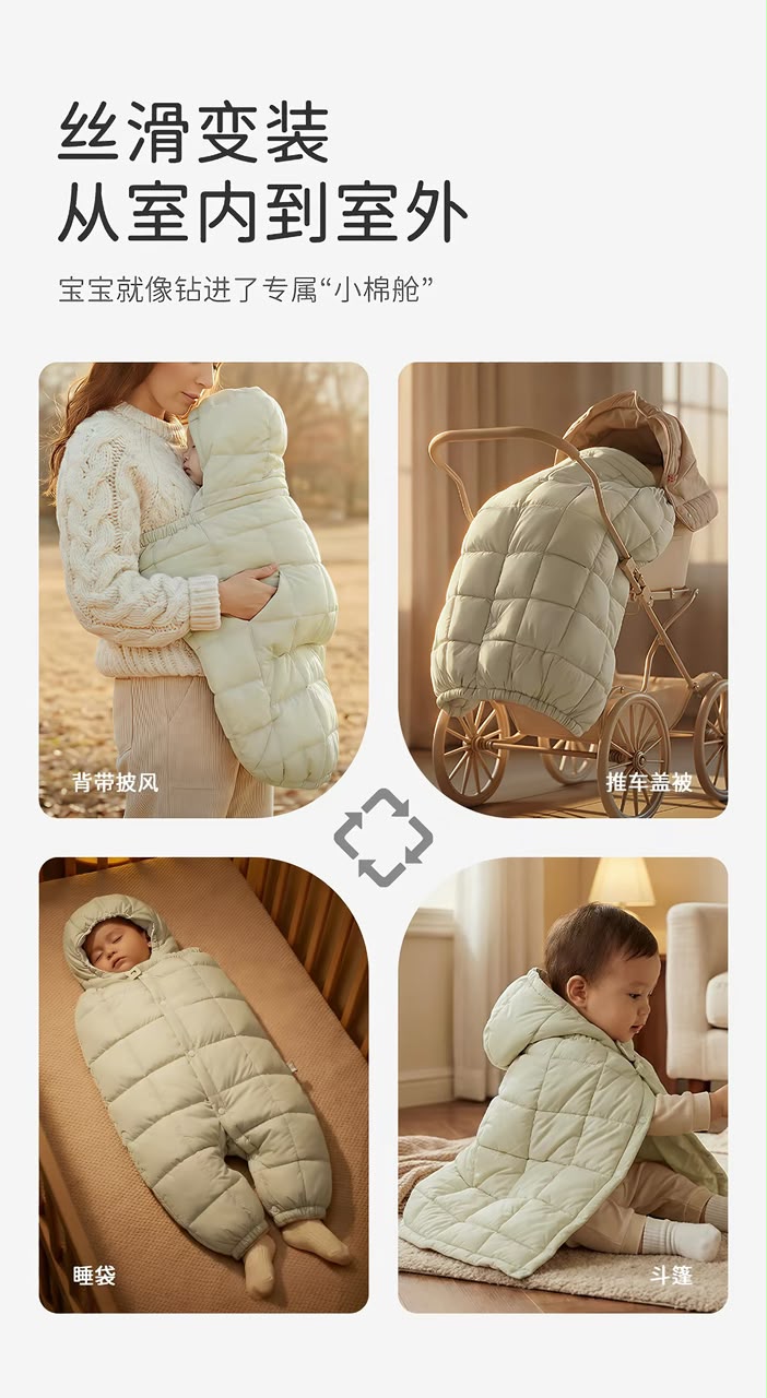 (Pre-Order) Dave & Bella 3 Ways Carrier Blanket 0-2Y