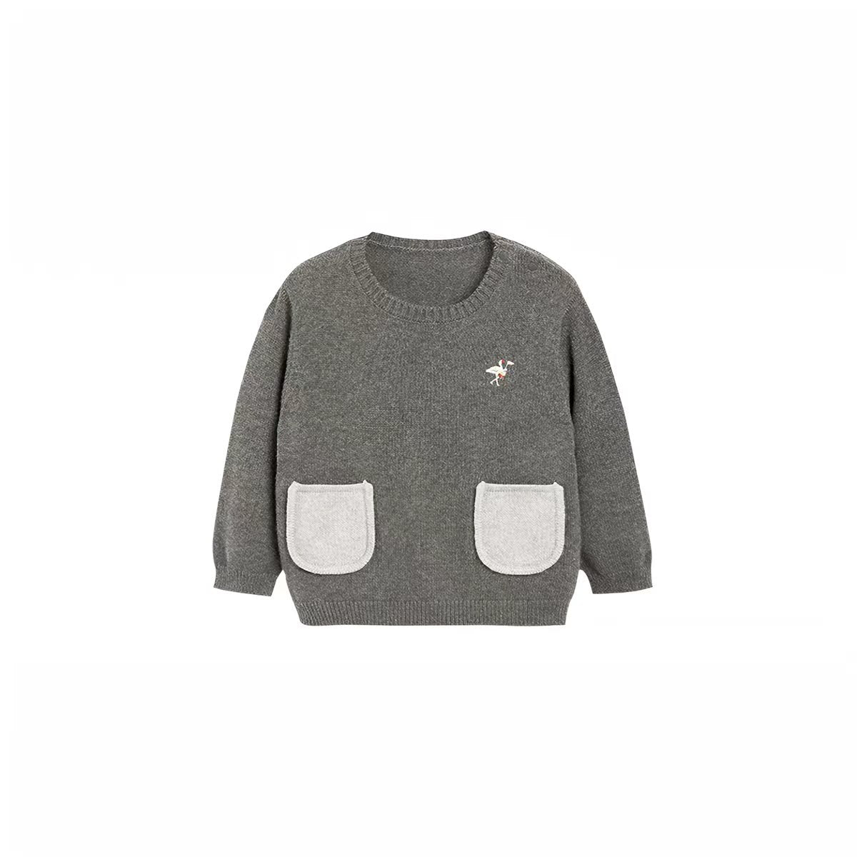 (Pre-Order) White Wheat Wool Sweater