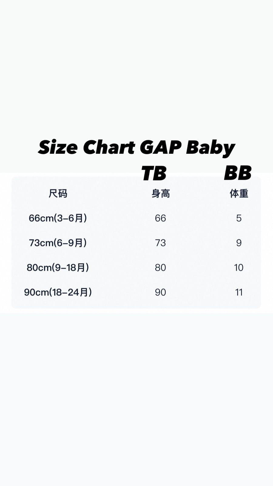 (Pre-Order) Gap Baby Bodysuit