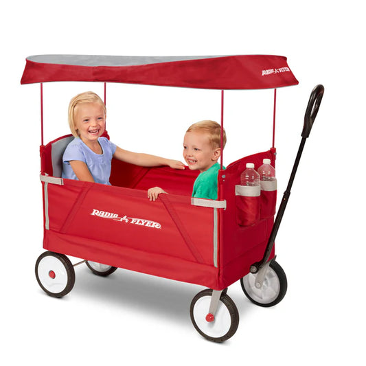 (PRE-ORDER) RADIO FLYER 3-in-1 EZ Fold Wagon with Canopy