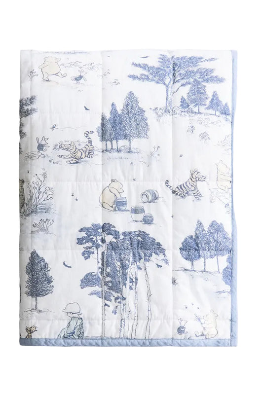 (Pre-Order) H&M Home Winnie the Pooh Bed Spread Blue