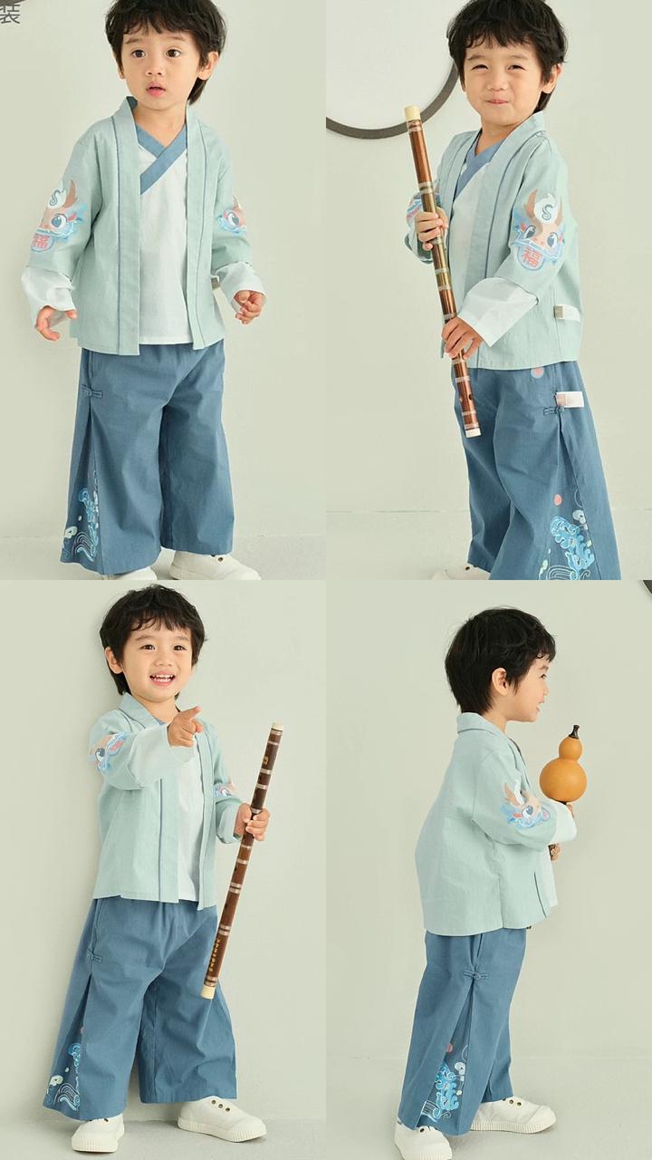 (Pre-Order) Dave & Bella Boy's Hanfu Set