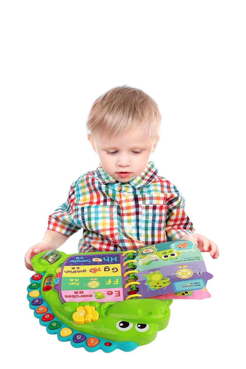 (Pre-Order) VTECH Dino’s Delightful Day Book Audio Book English/Mandarin