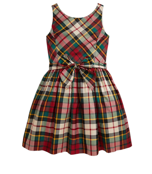 (Pre-Order) Ralph Lauren Ralph Lauren Tartan Taffeta Dress
