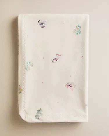 (Pre-Order) Zara Home My Little Pony© Print Fleece Baby Blanket