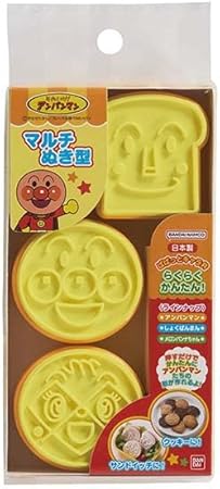 (Pre-Order) Anpanman Multi Cookie Cutter Easy Just Push