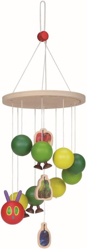 (Pre-Order) The Very Hungry Caterpillar by Eric Carle Harapeko Wooden Mobile
