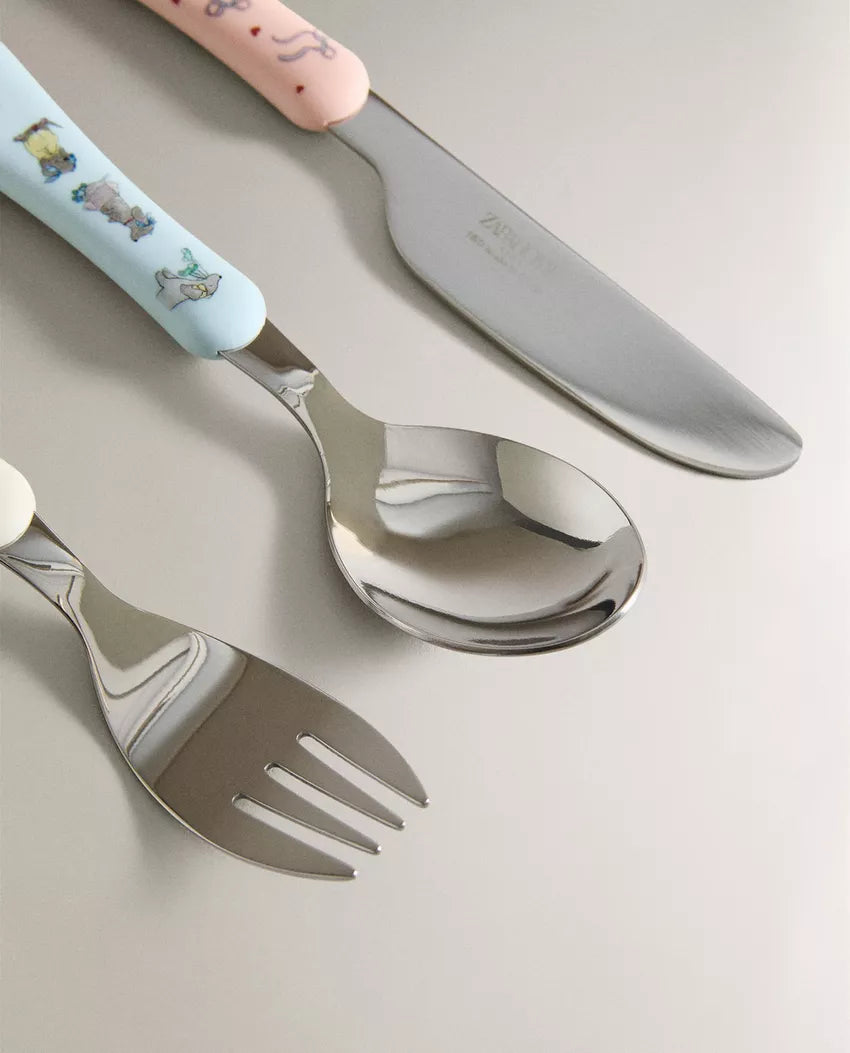 (Pre-Order) Zara Home Children's Skater Dog Cutlery Set