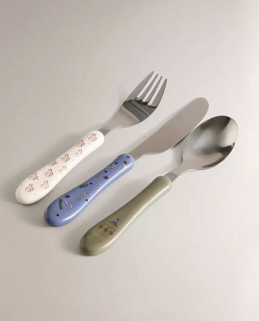 (Pre-Order) Zara Home Children's Christmas Cutlery Set
