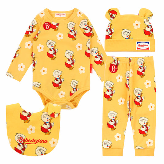 (Pre-Order) Bebedepino All-over Harley Baby Bodysuit Set