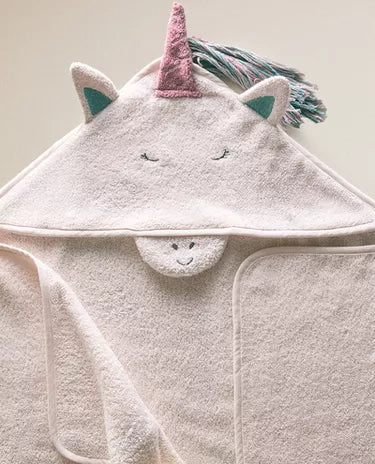 (Pre-Order) Zara Home Hooded Unicorn Bath Towel