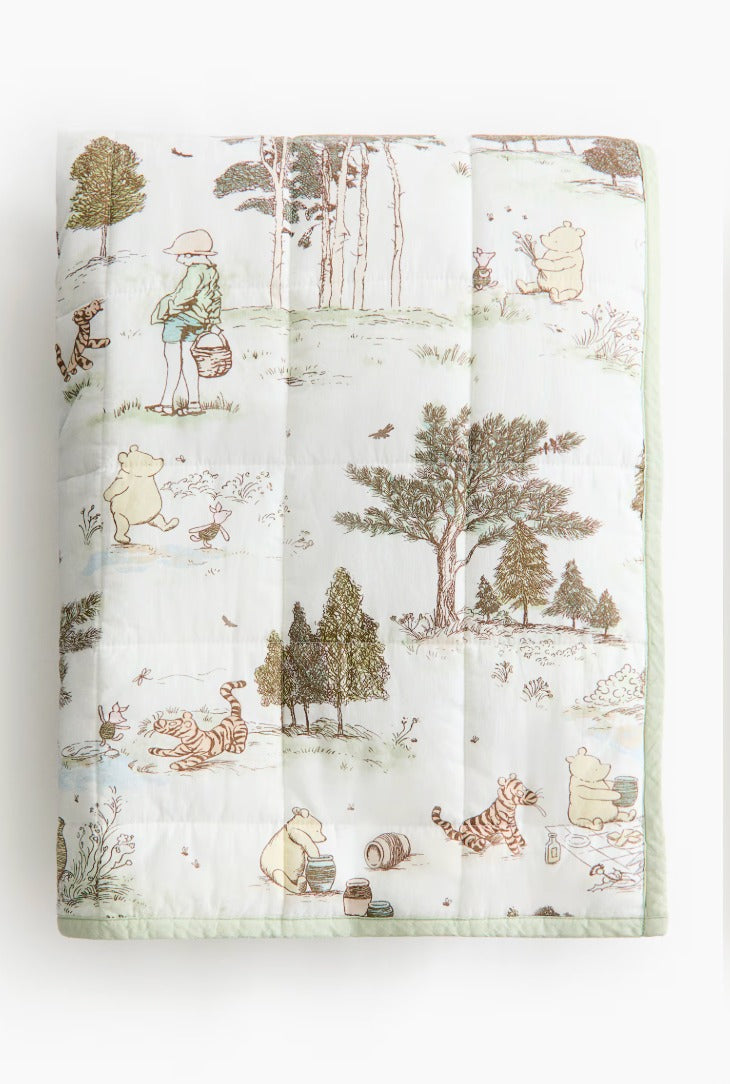 (Pre-Order) H&M Home Winnie the Pooh Bed Spread Brown