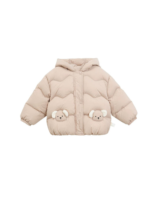 (Pre-Order) White Wheat Peach Doggy Jacket