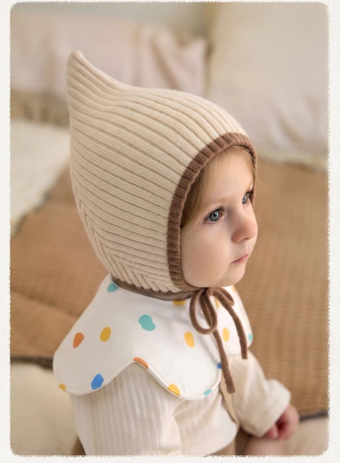 (Pre-Order) Niduo Bear Pointy Winter Beanie