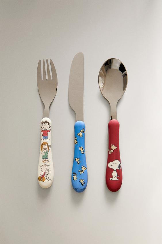 Zara Home Children's Peanuts Cutlery Set