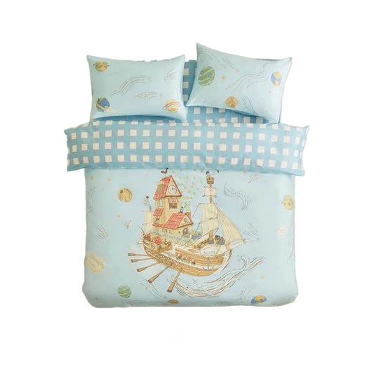 (Pre-Order) Tiny Beni Bedding Set - 4pcs Incl Duvet Cover, Flat Sheet, Pillow Sheet