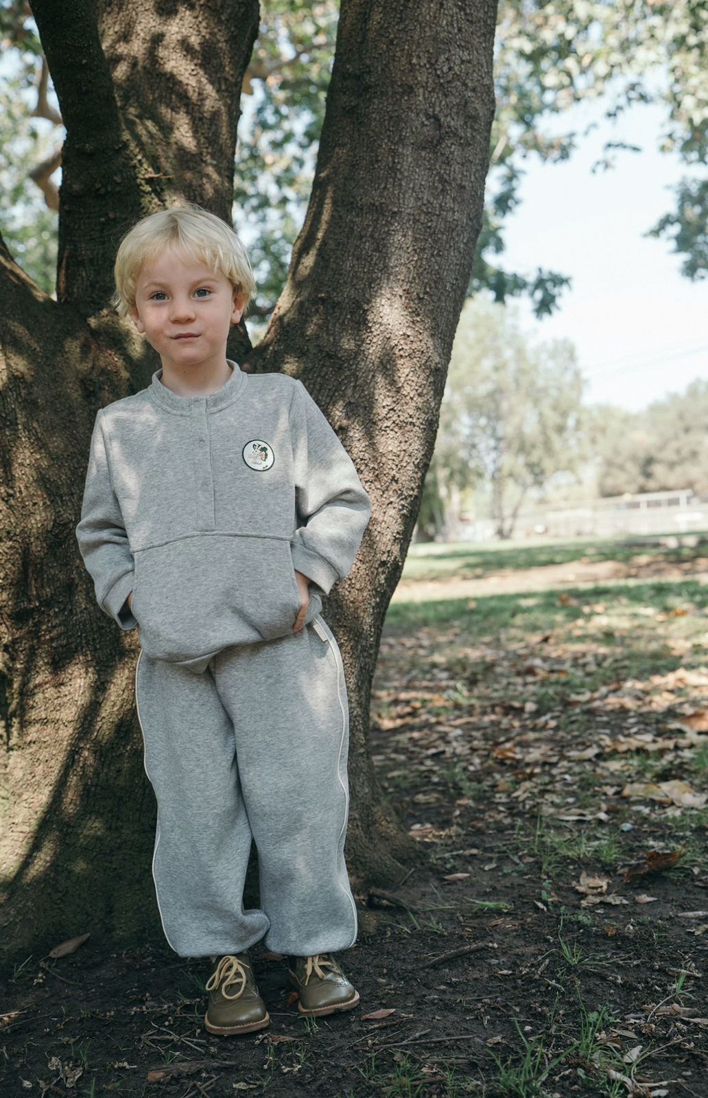 (Pre-Order) White Wheat Grey Pants
